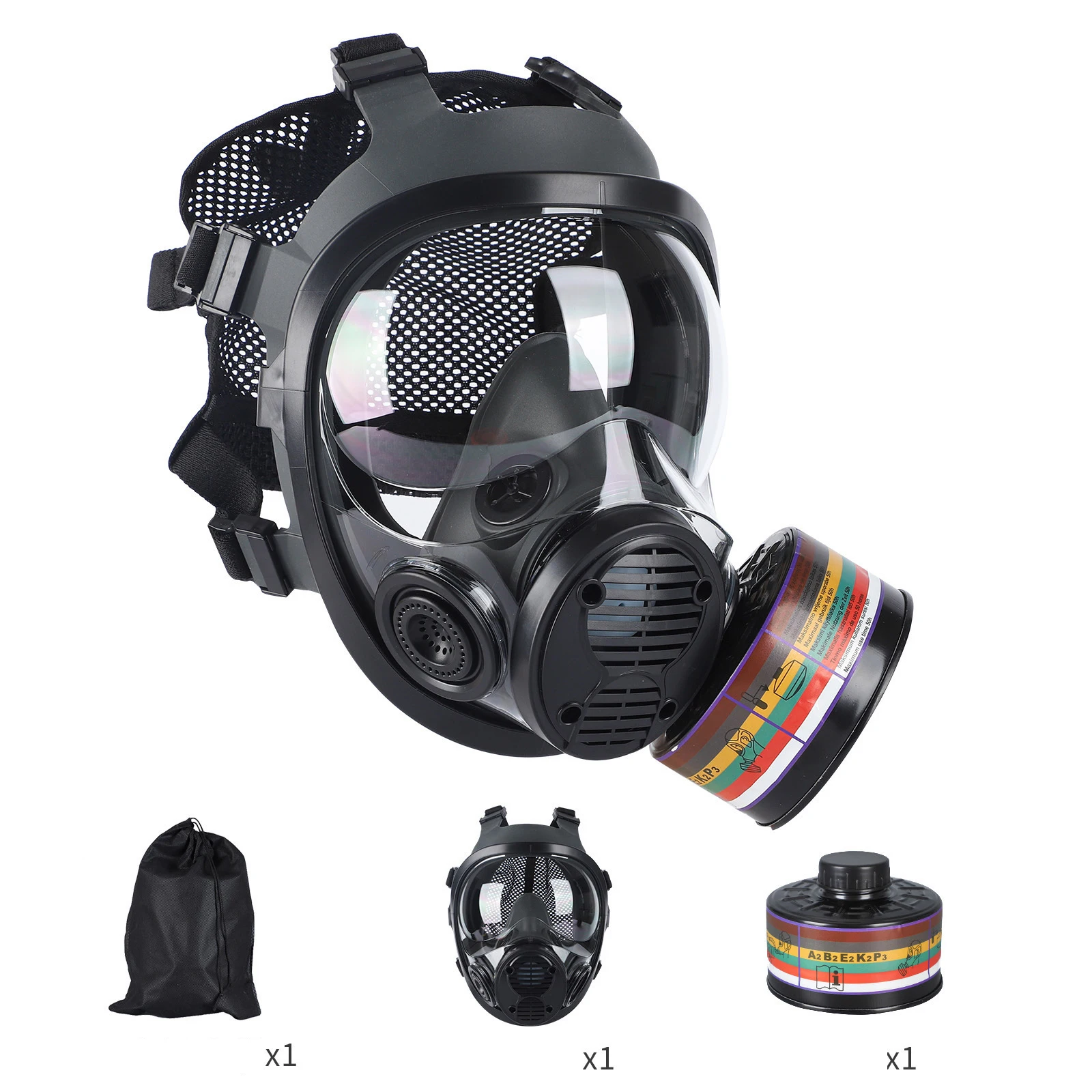 Industrial Filtration, Dust Protection, Toxic Gas Protection, Fire Protection, and Gas Masks