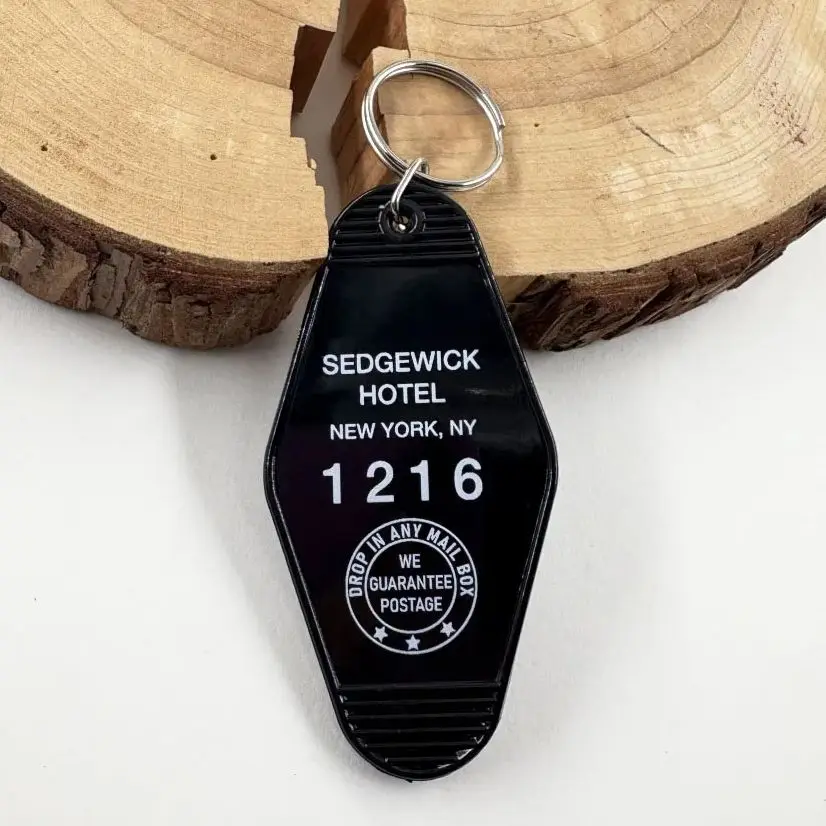 Sedgewick Hotel New York Ny Room # 1216 Ghostbusters Movie Inspired Key Tag Chain We Guarantee Postage Pendant Accessories