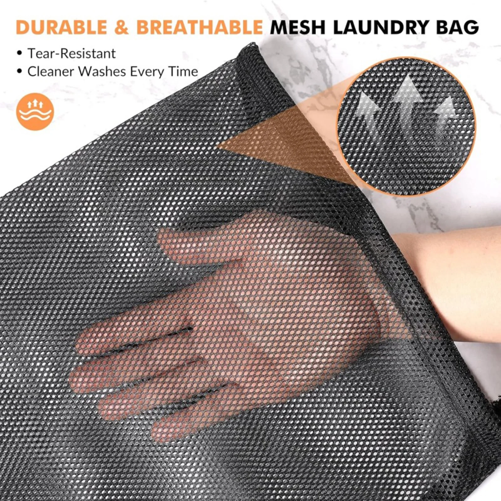 Laundry Room Mesh Wash Bags Large Capacity Protection for Duvets Blankets Nylon Laundry Bag Set for Home Travel Storage
