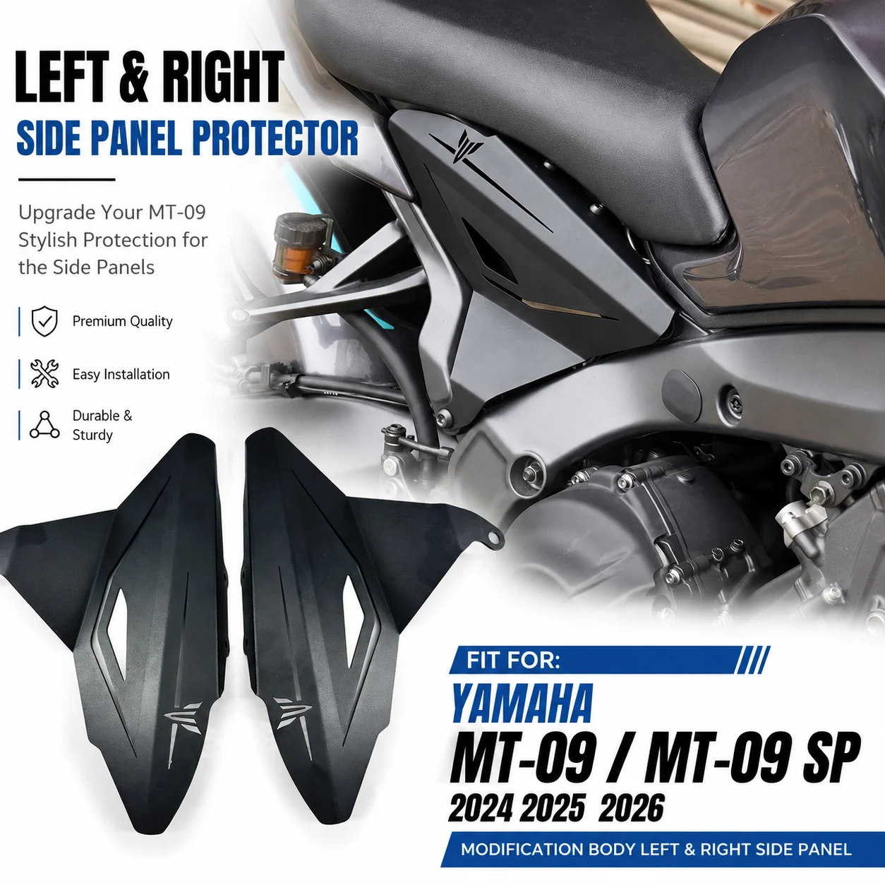 

For Yamaha MT-09 MT-09 SP 2024-2025 Motorcycle New Modification Frame Guard Side Frame Fairing Accessories