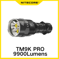 NITECORE TM9K PRO Type-C Rechargeable LED Flashlight 9900Lumens, Spotlight+Floodlight,NiteLab UHi LED