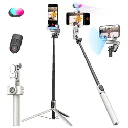 AOCHUAN Smart M2pro White Smartphone Gimbal Stabilizer Face Tracking Gimbal Stabilizer For iphone and Android handheld Gimbal