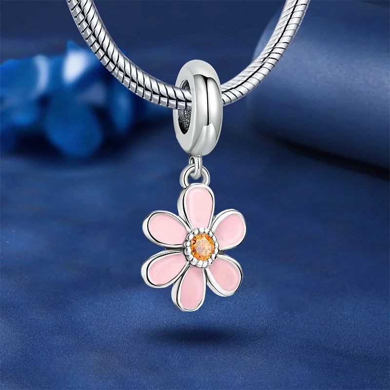 

Стерлингового серебра 925 пробы, сова, рука Фатимы, охранная птица, подвески в виде подсолнуха, бусины, подходят для оригинальных браслетов-панель, ювелирные изделия, подарок