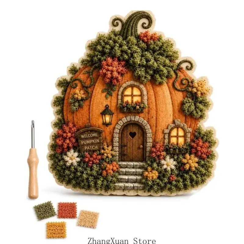 3D-Stoff-Poke-Art-Set, Montage-Bastelprojekt mit Poke-Tool für die Geschenkherstellung, Familien-Heimwerken und den Einsatz – Detail 9