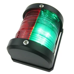 12V LED Marine Bi-Color Navigation Light Waterproof Boat Side Red Green Bow Light Sailing Signal Light