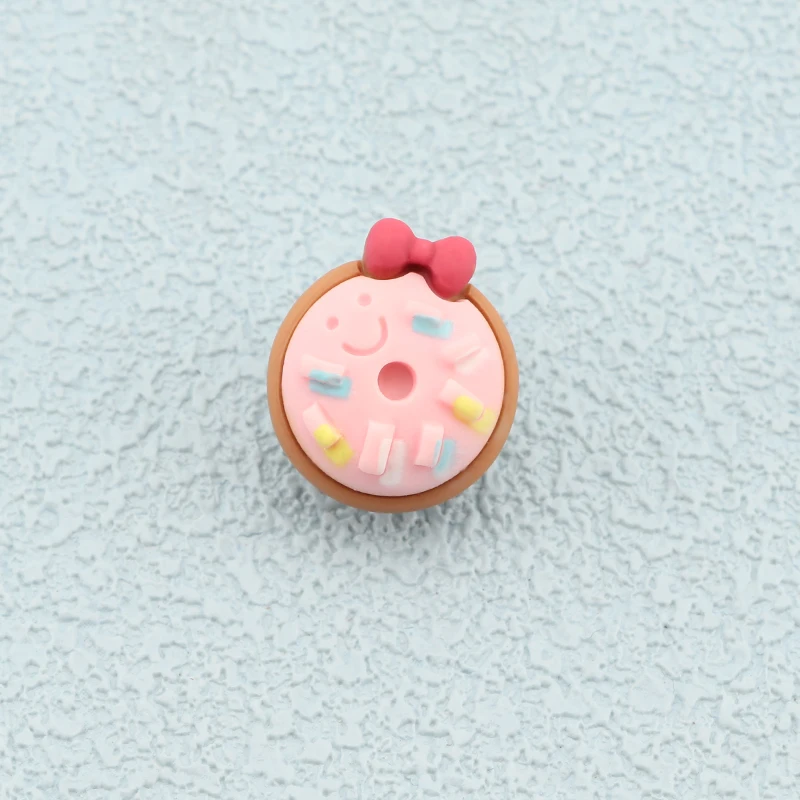 1PCS Children's Shoelace Buckle with Cartoon Crown Cake Candy Macaron Color Decorations for Children's Shoe Laces Accessories