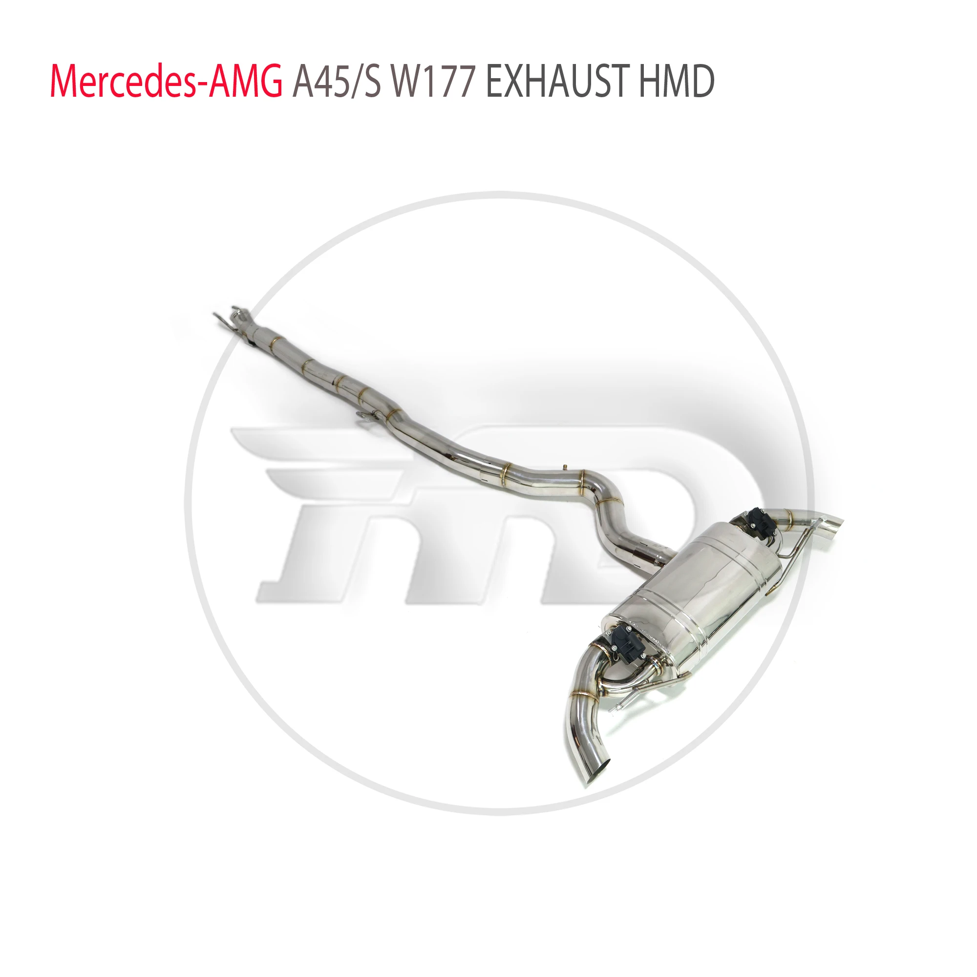 

HMD Stainless Steel Exhaust System Performance Catback is Suitable for Mercedes Benz A45 A45S AMG W176 W177 Car Muffler