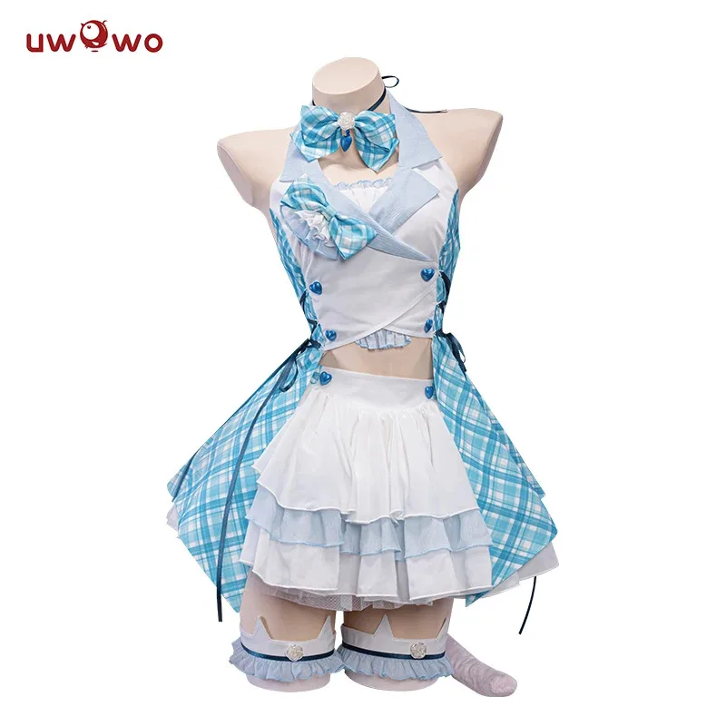 

IN STOCK UWOWO Vanilla Cosplay Costume New Maid Dress Idol Stage Chocolaa/Vanillaa Theatrical Maid Halloween Cos For Women