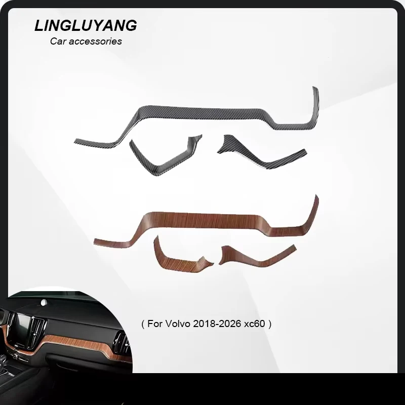 

For Volvo XC60 2018-2026 dashboard decorative strip car sticker accessories