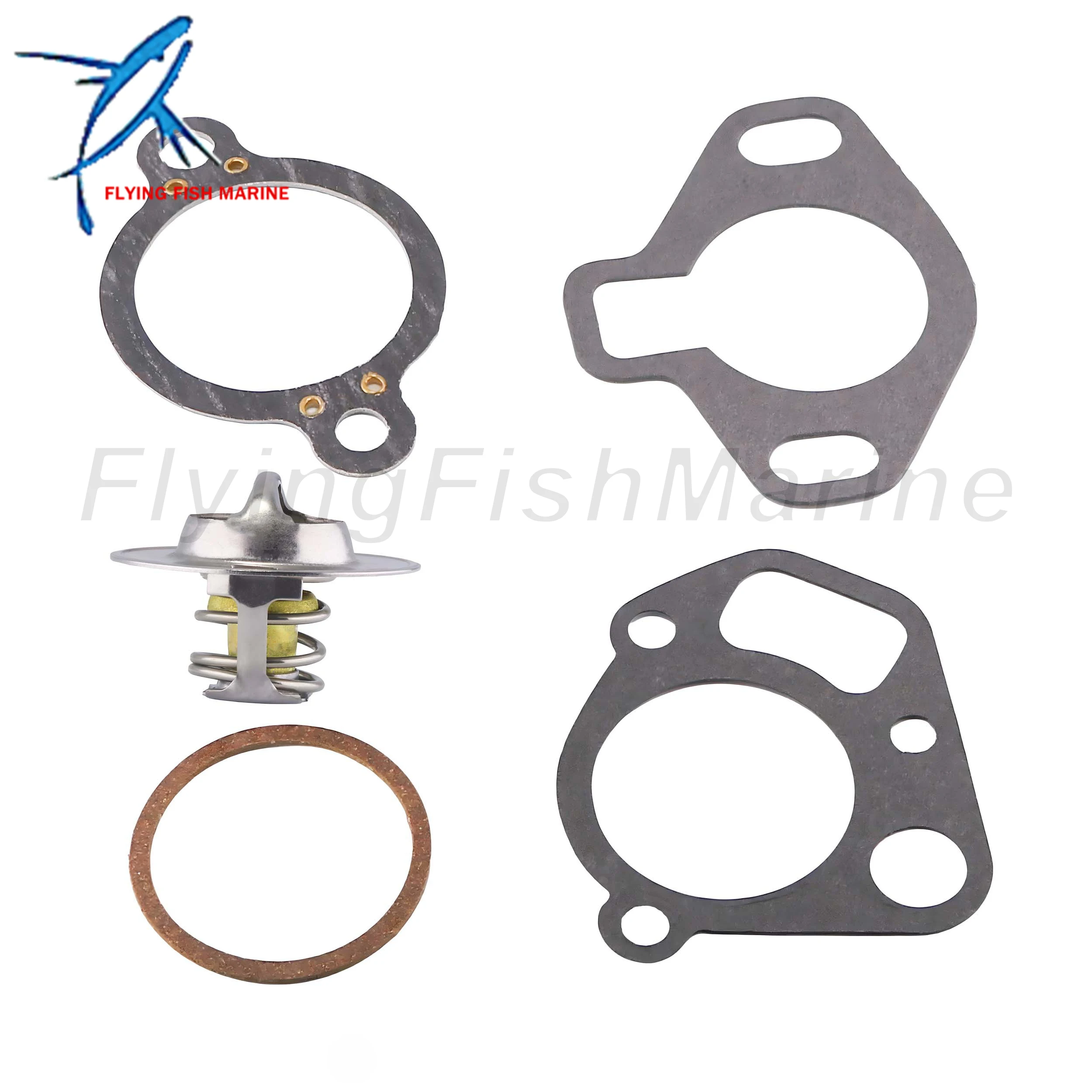 

Outboard Motor 807252Q3 807252T3 807252T6 18-3646 18-3646D Thermostat Kit for Mercruiser V6 V8 5.0L 5.7L V8 GM 140℉