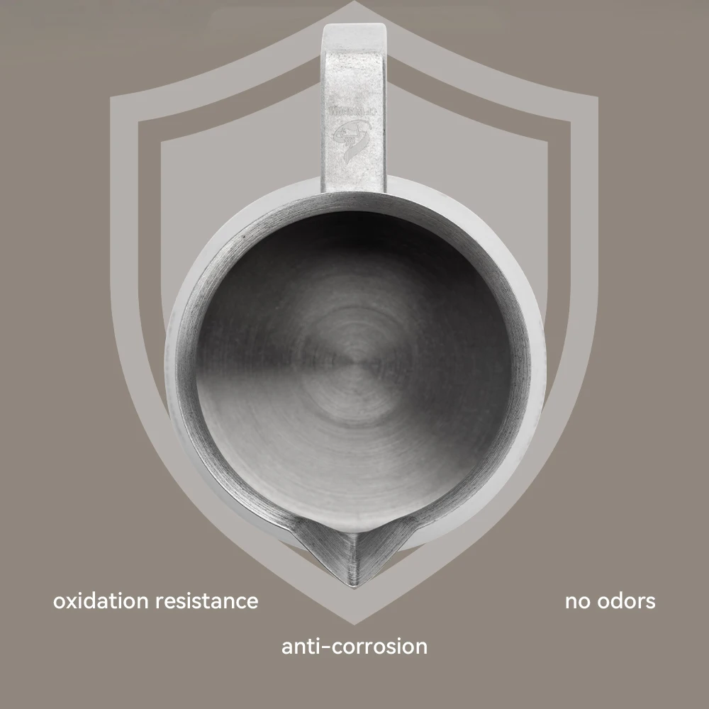 CF WISDOM إبريق قهوة صغير Q مع فلتر وعاء مشاركة ريترو 304 غلاية قهوة من الفولاذ المقاوم للصدأ تخمير يدوي للتخييم المنزلي #5