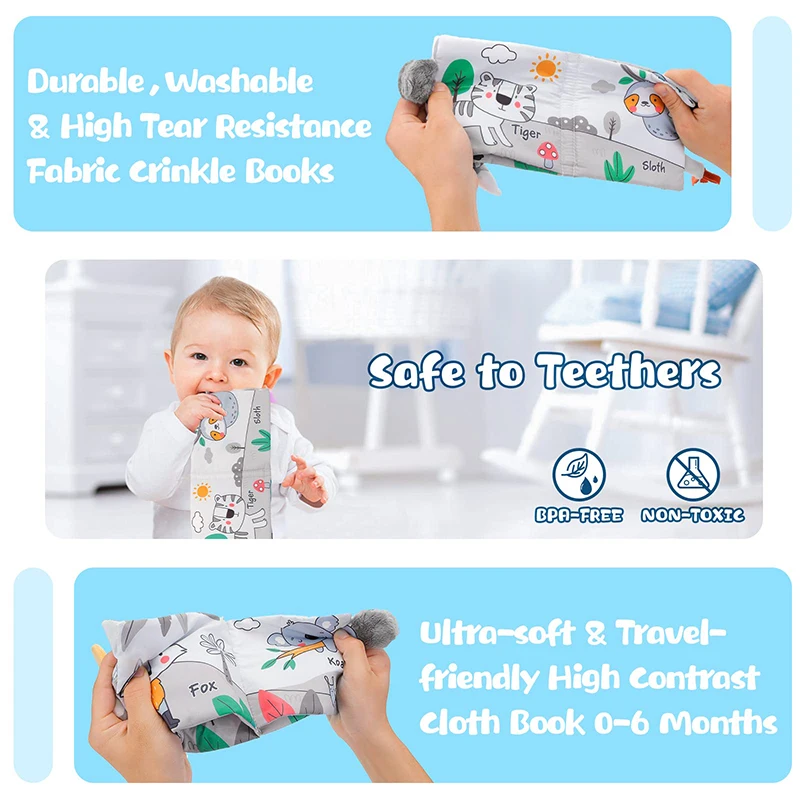 3D Baby Sensory Cloth Book (0-12 Months) 5