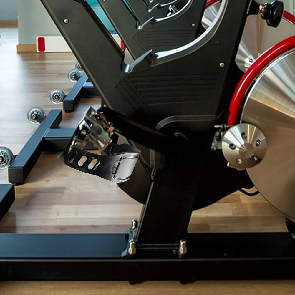 

2Pairs Pedal Straps Exercise Bike Adjustable Plastic Fixing Straps Portable Replacement Bike Pedal Bands Fitness Equipment