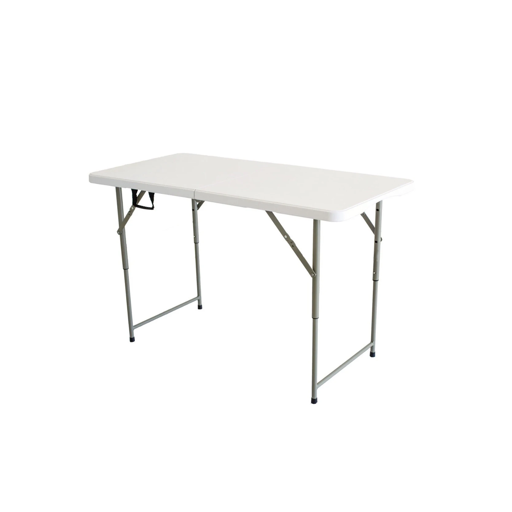 Outdoor plastic folding table/HDPE empty table board with stainless steel legs/122cm 4ft long popular size folding open desk