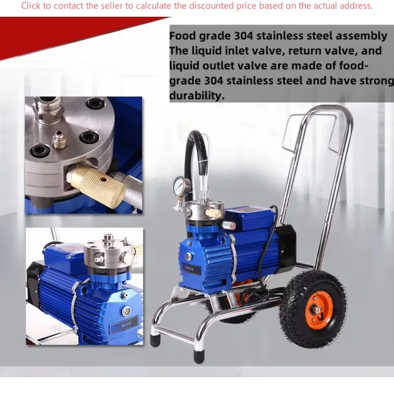 

15L/min Pro Contractor Putty Plaster Texspray Electric Airless Paint Sprayer Spray Machine