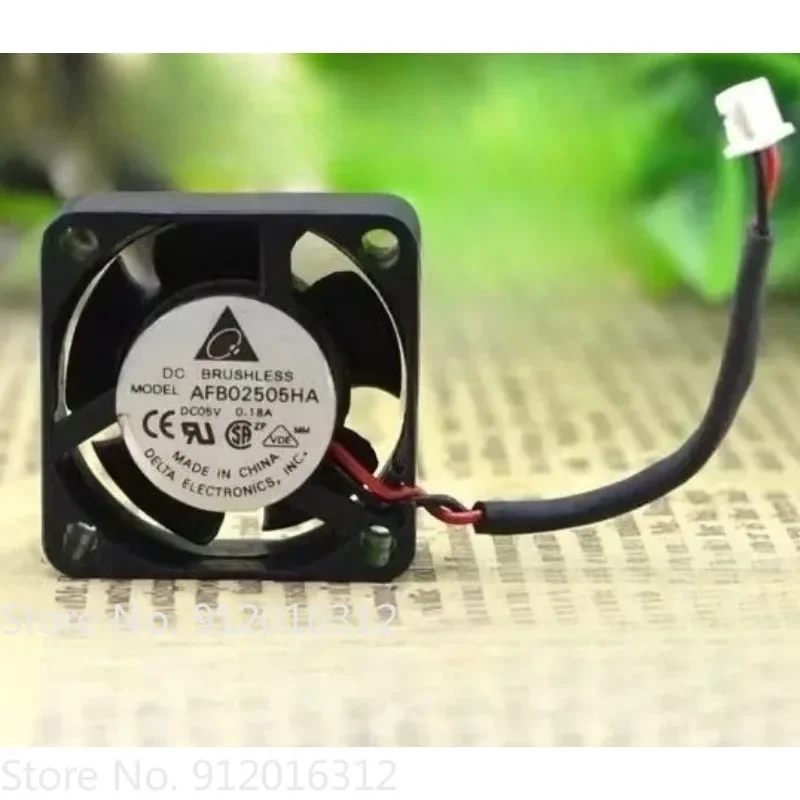 New Cooler Fan for DELTA AFB02505HA 2.5CM 2510 5V 0.18A Dual Ball Cooling Fan 25*25*10mm