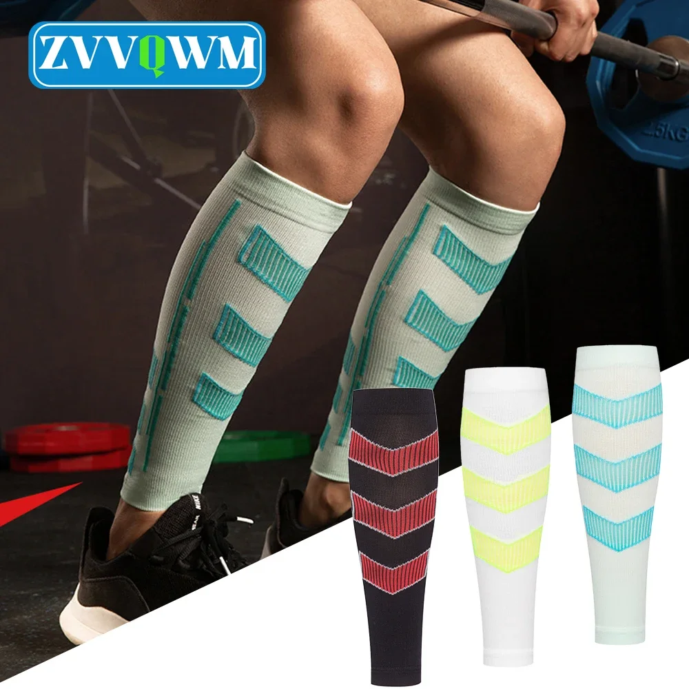 

1Pair Shin Splint Compression Leg Sleeves Women Men Running Lower Leg Shin Protectors Sport Varicose Vein Calf Brace Pain Relief