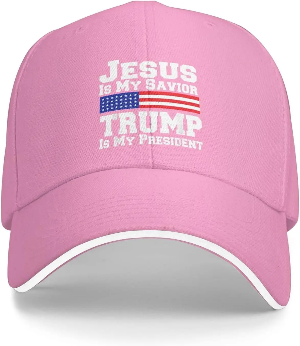 Jesus is My Savior Trump is My President Hat Trump 2024 Hat Jesus 2024 Save America Baseball Cap for Women Adjustable Hat