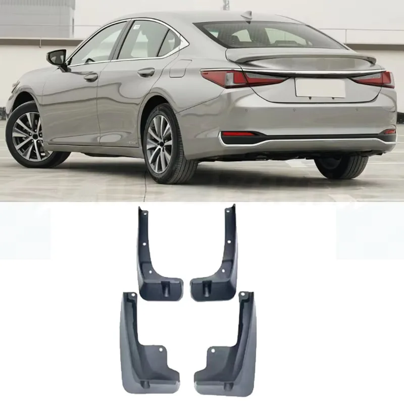 S Molded Mudflaps For Lexus ES ES300h ES350 F-Sport 2019-2021 Mud Flaps Splash Guards Mudguards Premium mud flaps‌