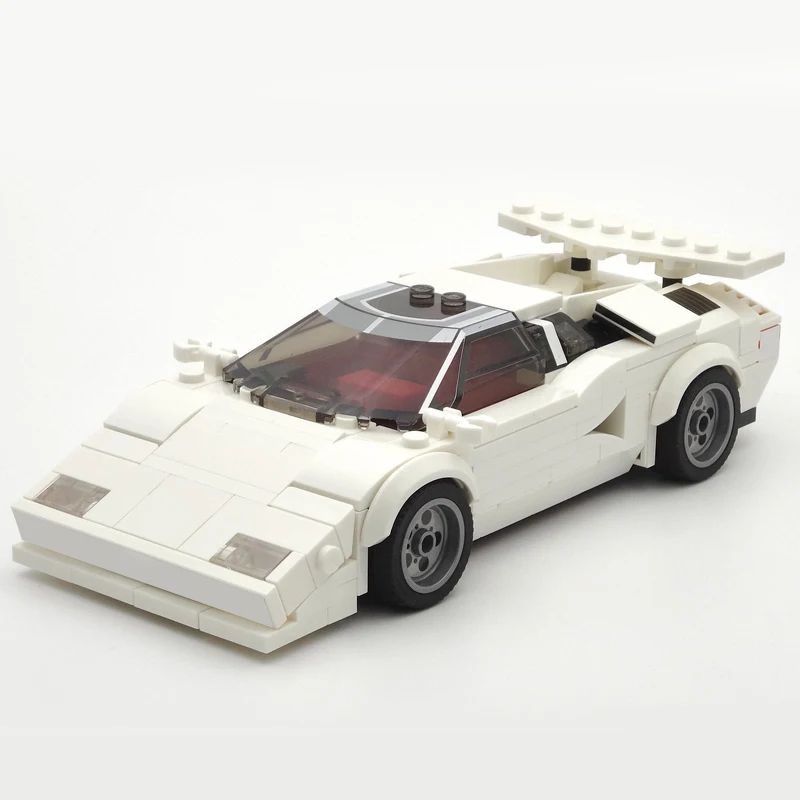 MOC Technical Car Building Blocks para crianças, Lamborghinis Countys, Speed Champions, City Racer, Vehicle Set, Brinquedos Presente, Técnico, Especialista