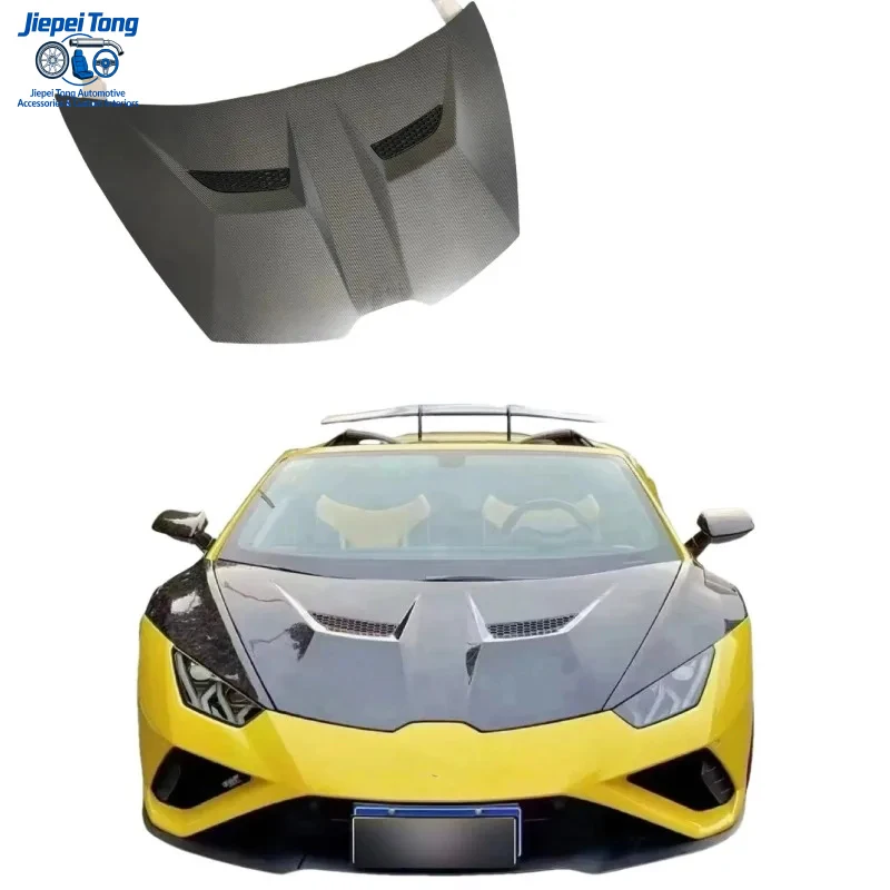 

Precision-Crafted FOR Lamborghini Huracan LP580 LP610 2014-2019 V-Type UV-Resistant Dry Carbon Fiber Hood