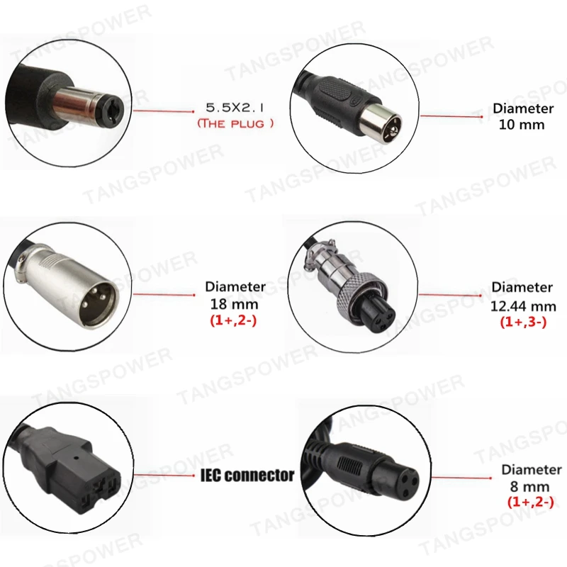 Cargador de batería de plomo y ácido de 36V y 2A para silla de ruedas de 41,4 V, cargador de batería de plomo y ácido de alta calidad, carga