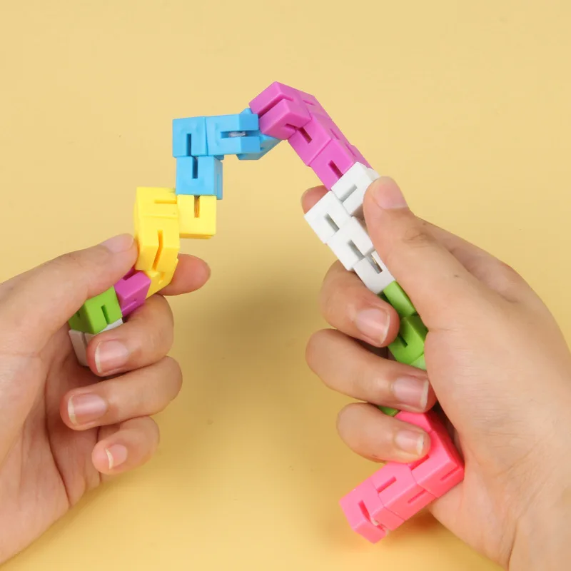 Règle magique transformable pour enfants, Segments magiques, Salle Instagram, Couleur 3D, PuzzleToys, Cubes éducatifs, Jouet, Nouvelle variété