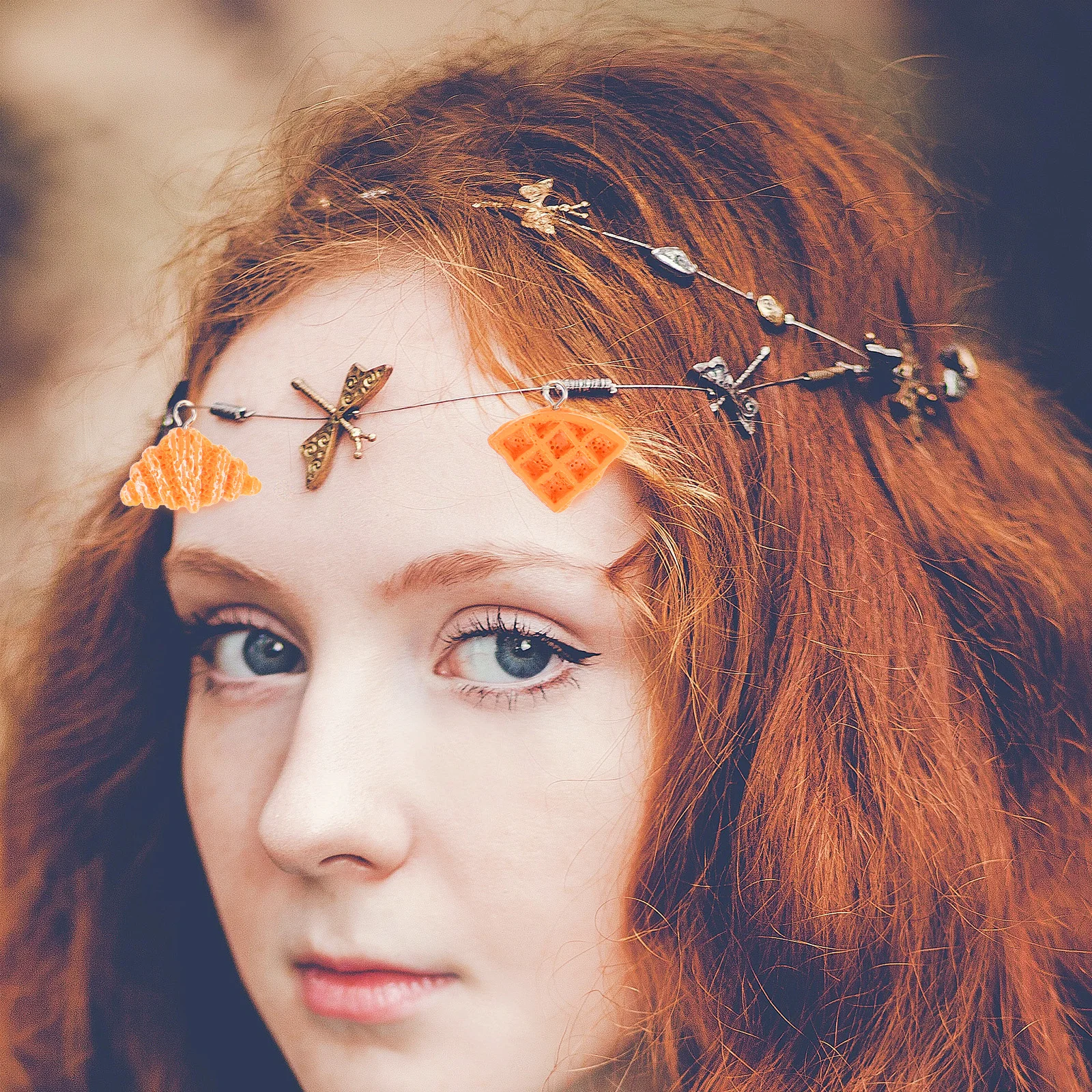 

12pcs Resin Simulation Food Toy Bread Cake Keychain DIY Accessories Jewelry charms food shaped resin decor miniature jewelry