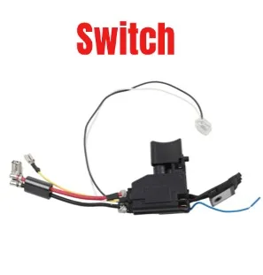 Black Replacement Switch 650753-7 632F27-4 For XPH10Z XFD10Z DDF482 For Impact Driver Power Tool Parts Accessories