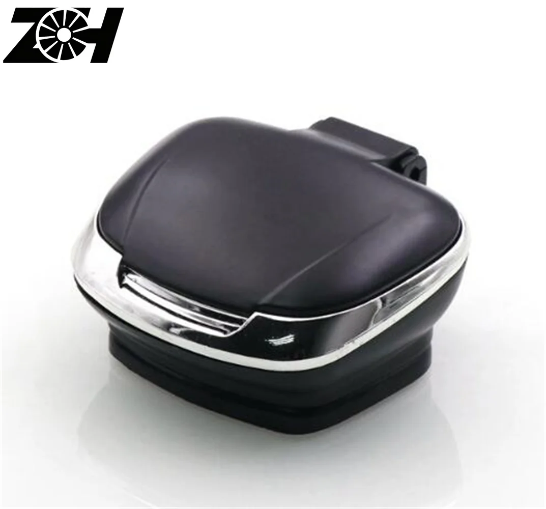 Car Led ashtray Metal Cigarette Smoking Cup Ashtray Ash Holder with LED for Car Use