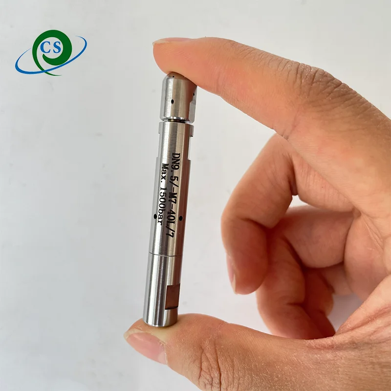 1500bar Ultra-high pressure Banshee tube cleaning nozzle Self-Rotary Nozzle For Boiler Heat Exchanger Pipe Cleaning