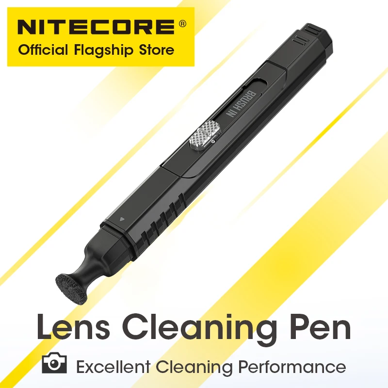 NITECORE Camera Cleaning Pen Photography Drone Len Dust Clean Tool Microfiber Brush Carbon Cleaning Tip for iphone xiaomi Screen