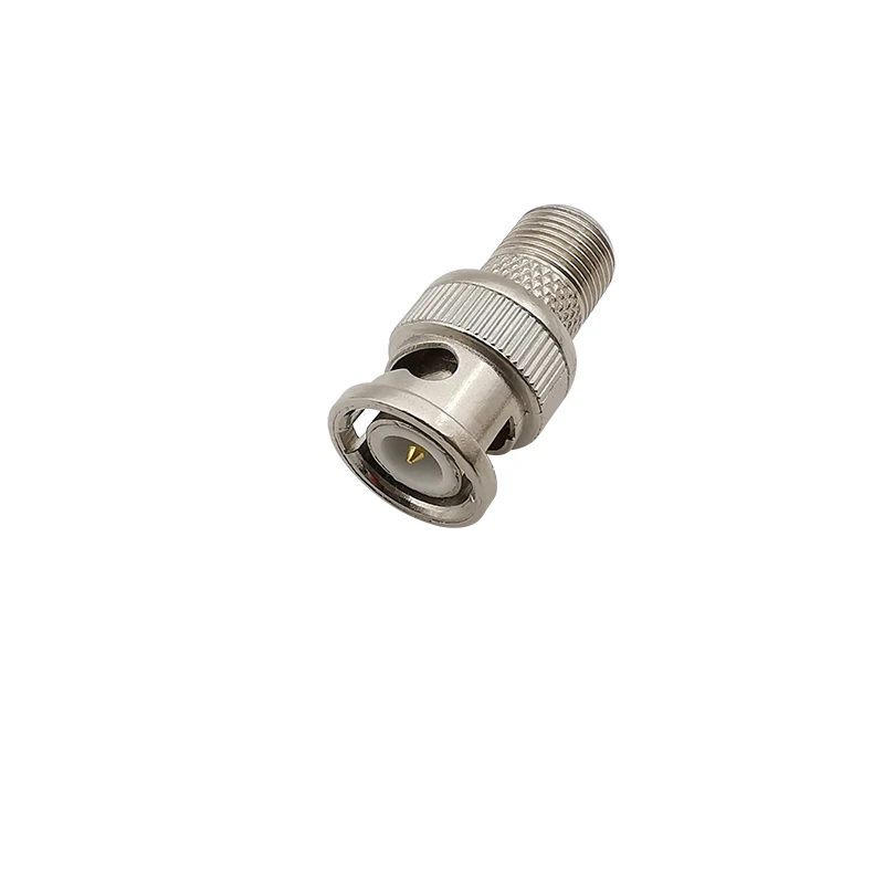 5Pcs BNC Male Plug To F-Type Female Jack RF Coaxial Coax Adapter BNC-F Straight Connector for RG6 RG59 Cable Camera