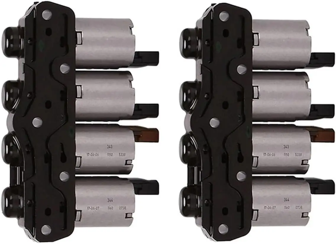 2Pc 7Speed DSG Transmission Solenoids Pack Set DQ200 0AM Compatible For AUDI VW SKODA SEAT Golf 7 FWD CA
