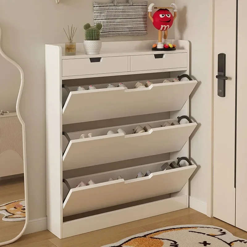 Vertical Modern Shoe Rack Multilayer Men Cabinet Living Room Fashion Safe Shoe Rack Design White Sapateira Postmodern Furniture