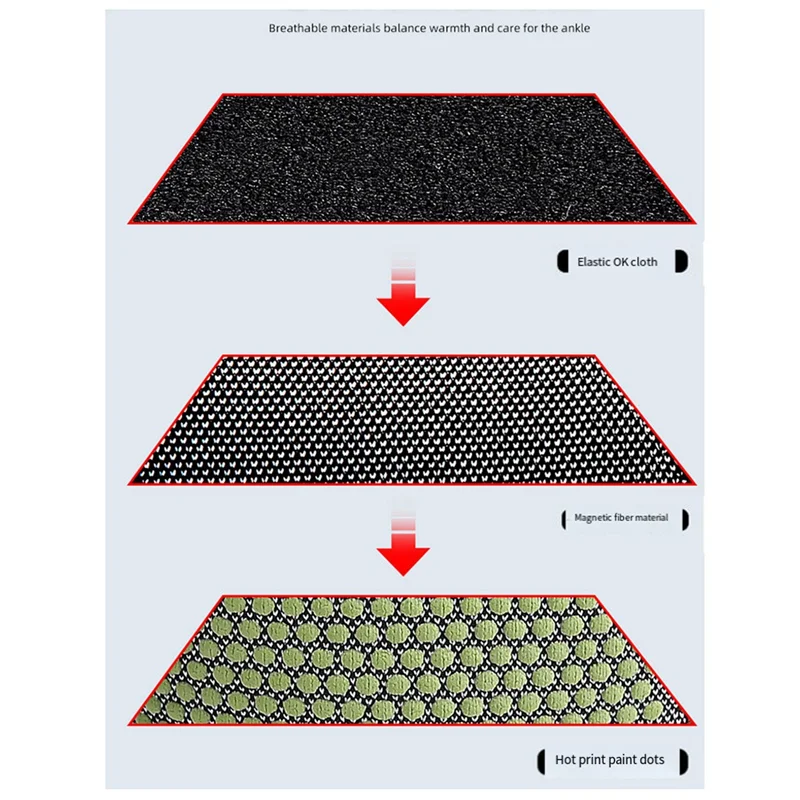 

ABVH-1 шт. для сохранения тепла, защита лодыжки, бандаж из магнитного волокна, подходит для защиты на открытом воздухе
