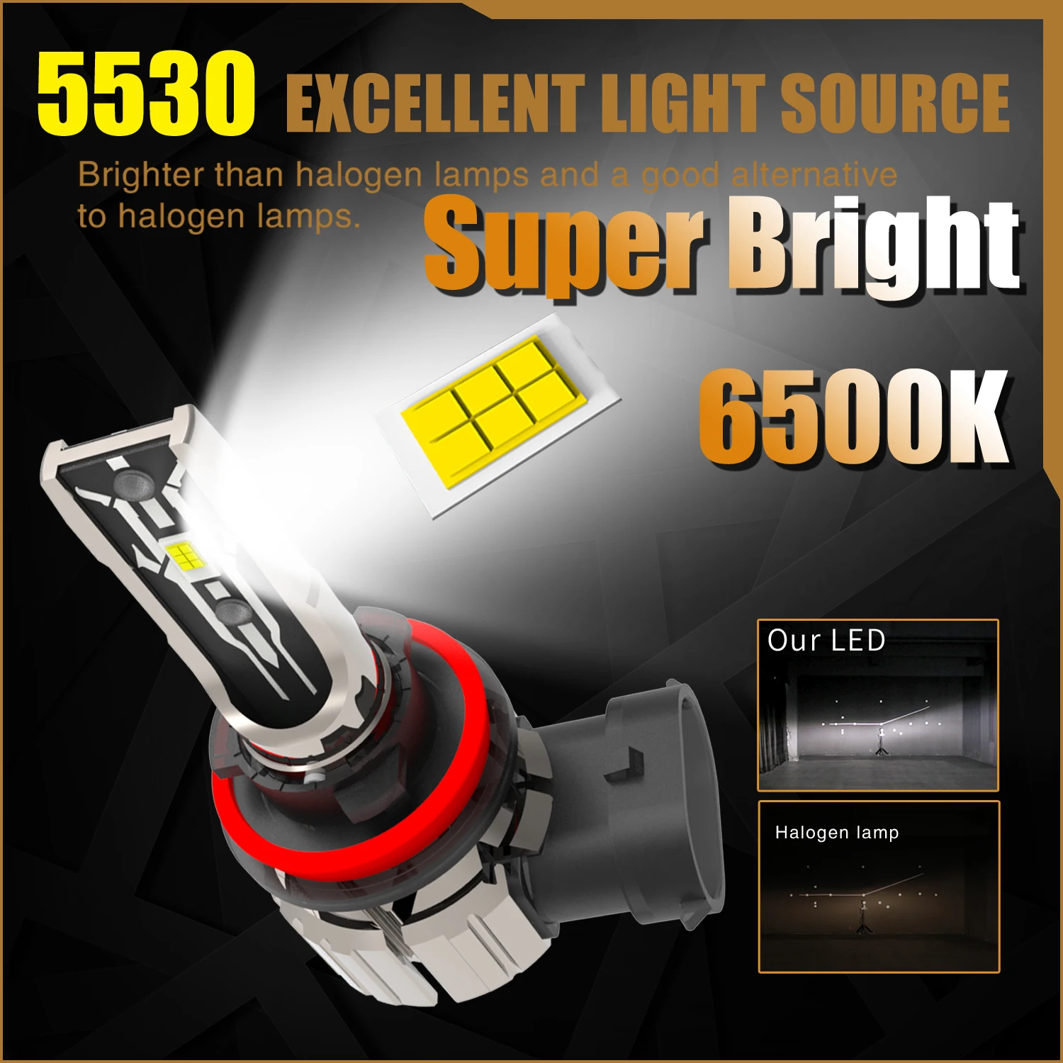 مصباح ضباب ليد لداسيا داستر ساندرو لوجان ، في Canbus H16 ، H9 ، لمبة سيارة ، الصمام الثنائي ، القيادة ، مصباح الجري ، 2x H11 H8 ، 12V ، 55W #5