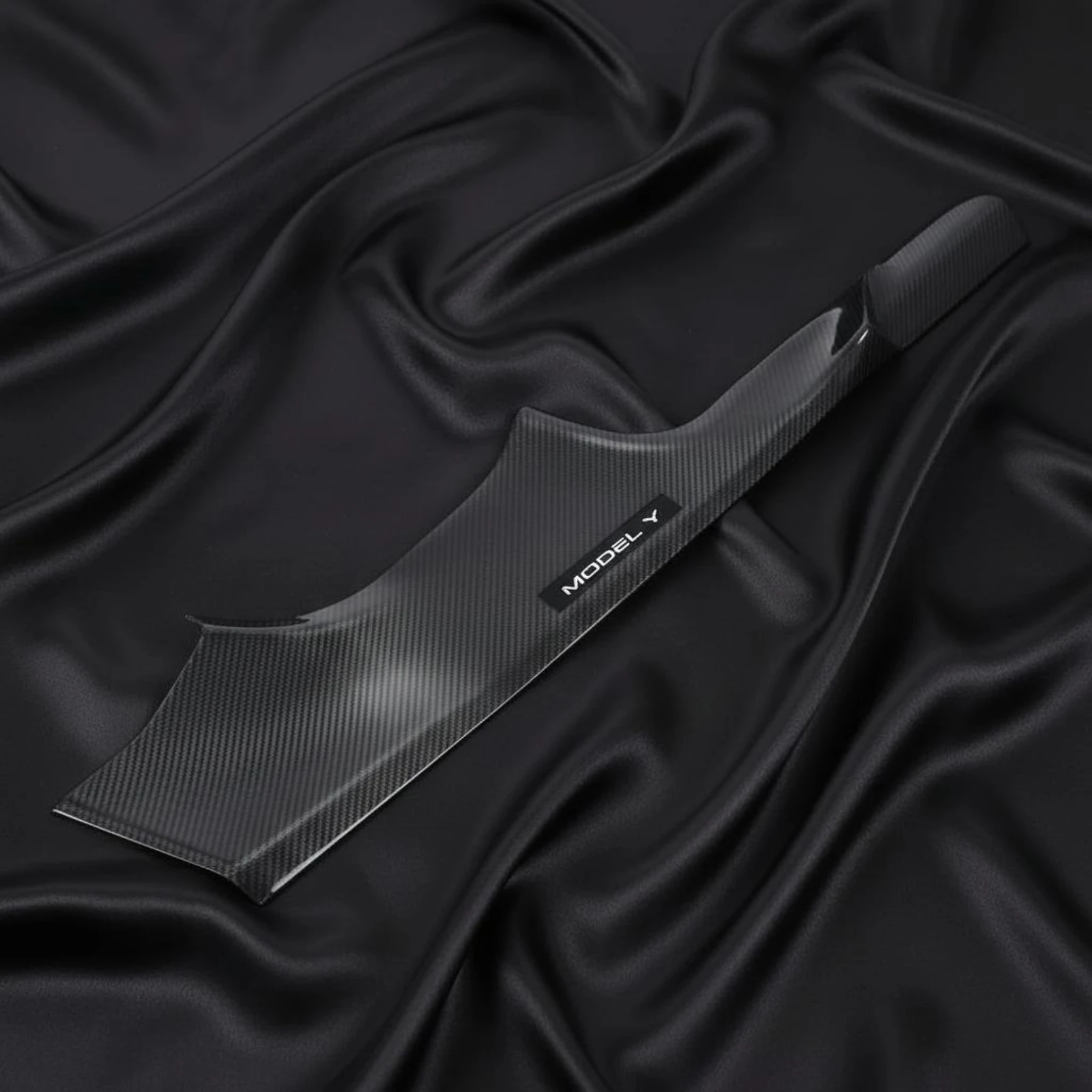 4 Pieces Carbon Fiber Door Sill Protector Easy to Install Electric Vehicle Model Y Entry Guard Car Threshold Cover Set Protects