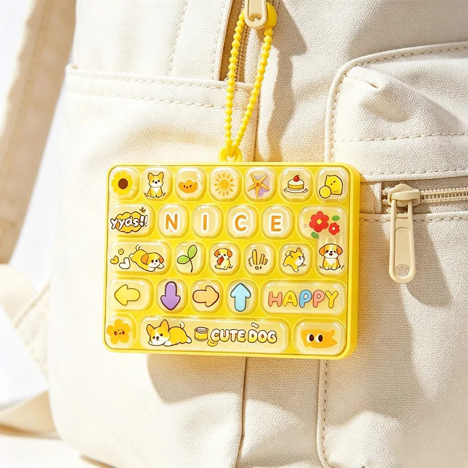 Popular New Cute 26 Key Stress Reducing Keyboard Creative Mechanical Healing Tool Popular Pendant Small Gift Accessories
