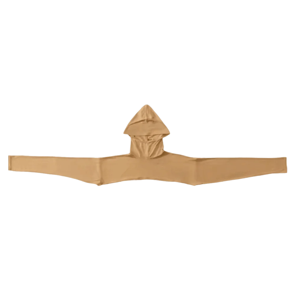 

New Polyester Hooded Capelet Full Neck Cover Stretchy Sun Protection Sleeve Cover Skin-Friendly Long Arm Hijab Women