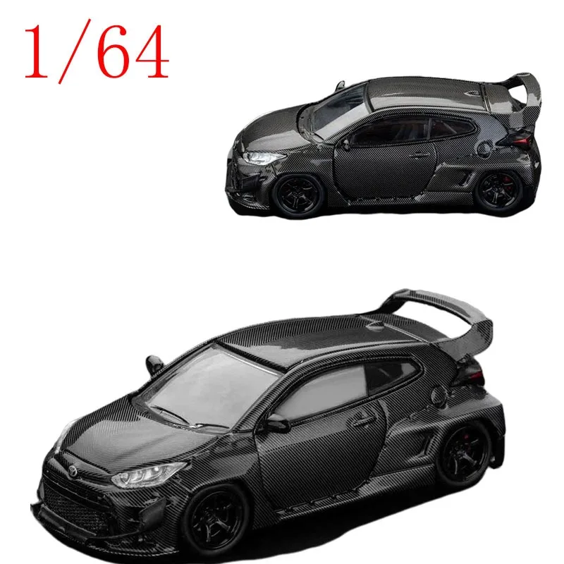 

ET ModelFuji Diecast 1/64 Scale ‌Toyota GR Yaris PANDEM Rocket Bunny All-Black Alloy Car Model Toys for Boys Gift