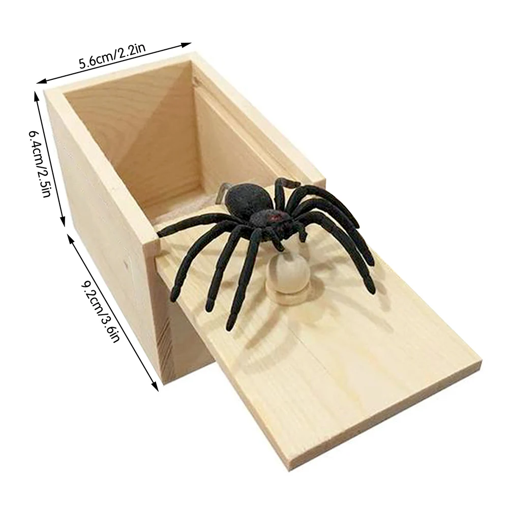 Rubber Spiders Prank Box Funny Interative Gag Present Funny Gag Present