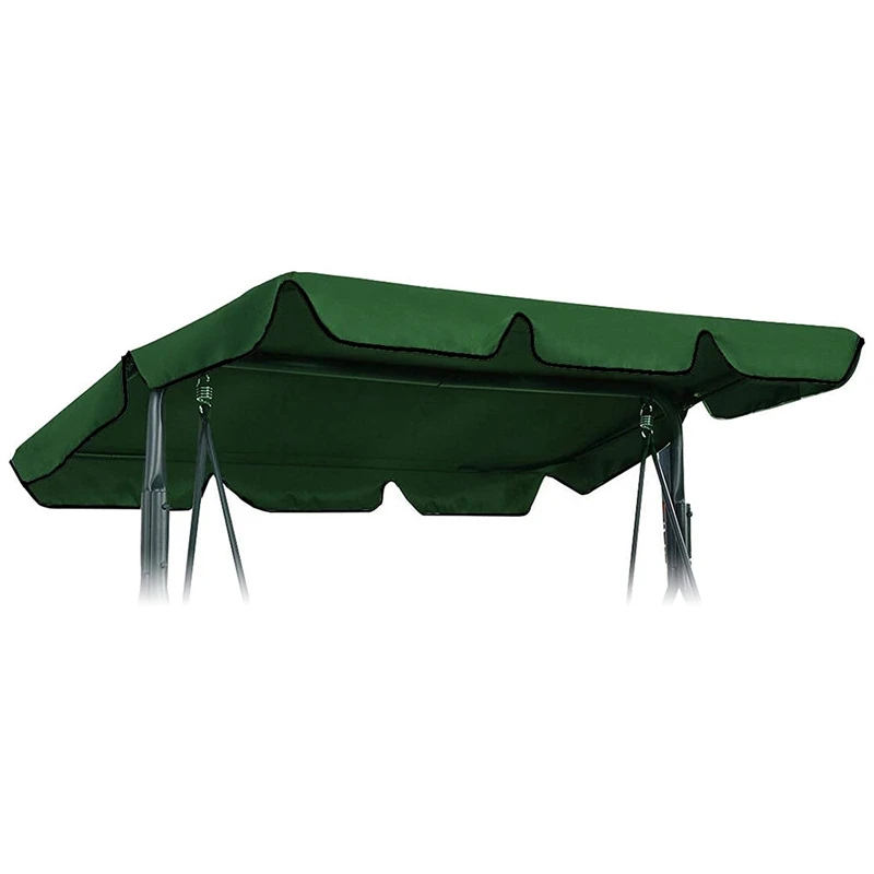 

New Swing Ceiling Replacement,Waterproof Swing Chair Top Cover Seat Furniture Durable Material Green 190 X 132 X 15 Cm