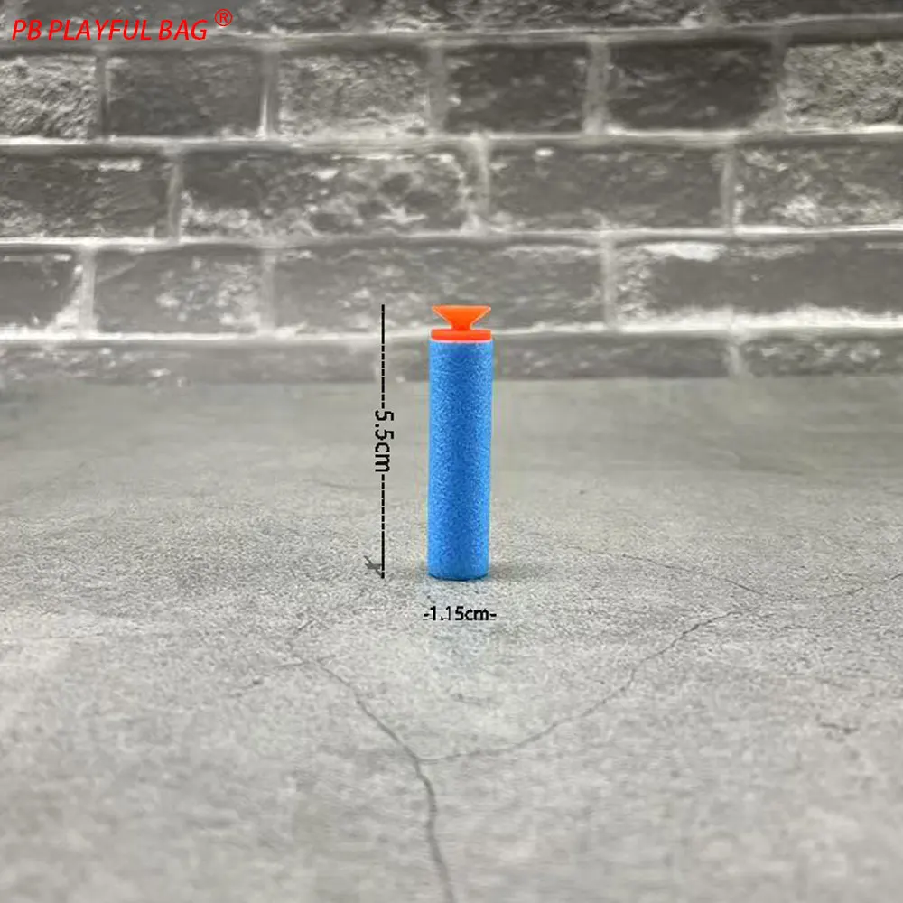 5.5CM ventouse éponge balle molle jaune bleu rouge sécurité mousse jouet pistolet balles accessoire QJ111