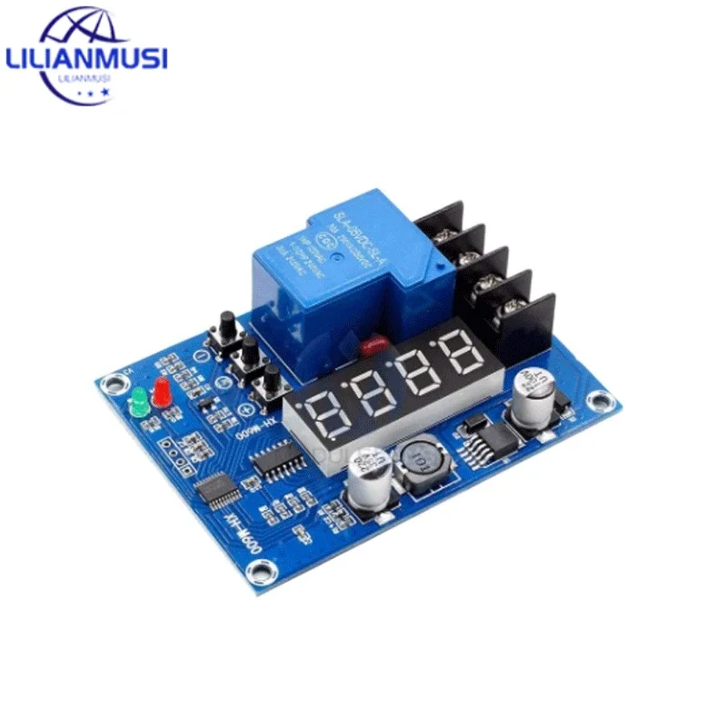 50pcsDigital LED Charger Control Controller Module DC 6V 60V 30A Storage Lithium Battery Charging Protection Board XH-M600 Relay