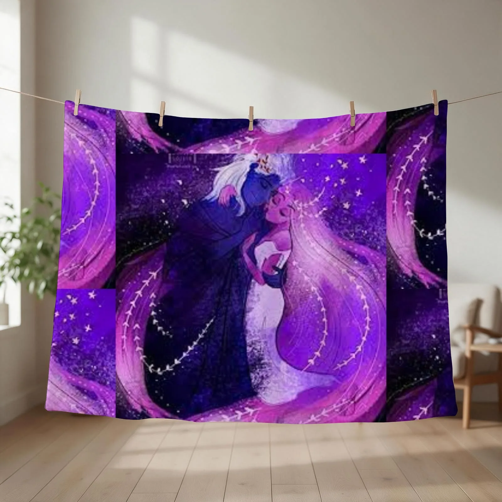 Lore Olympus HadesxPersephone Main Characters Memorable Moments Webtoon Art #2 Throw Blanket Soft for babies Blankets