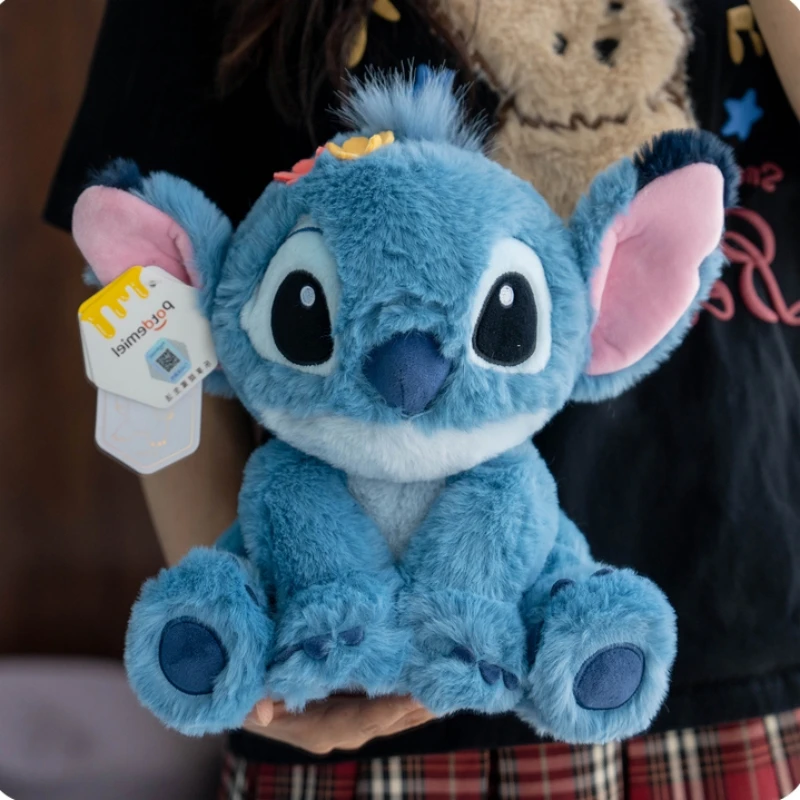 

Оригинальная плюшевая кукла Disney Stitch с биркой, милая плюшевая игрушка Lilo & Stitch, обнимающаяся кукла, подарки на день рождения для детей