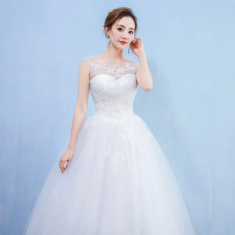 Robe de mariée personnalisée, grande taille, robes de bal, robes brodées à lacets