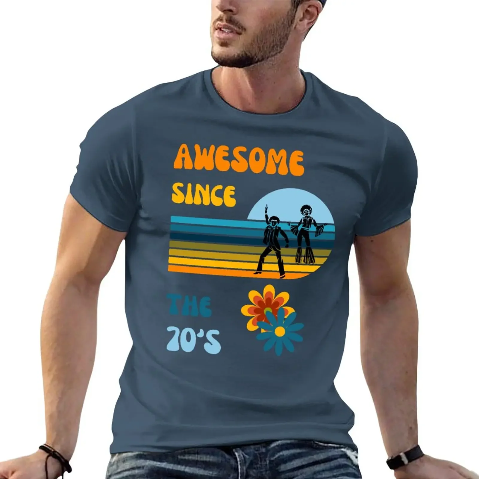 Awesome since the 70s Born in the Made in Legend since Birthday gift for 50 51 52 53 54 55 56 57 T-Shirt