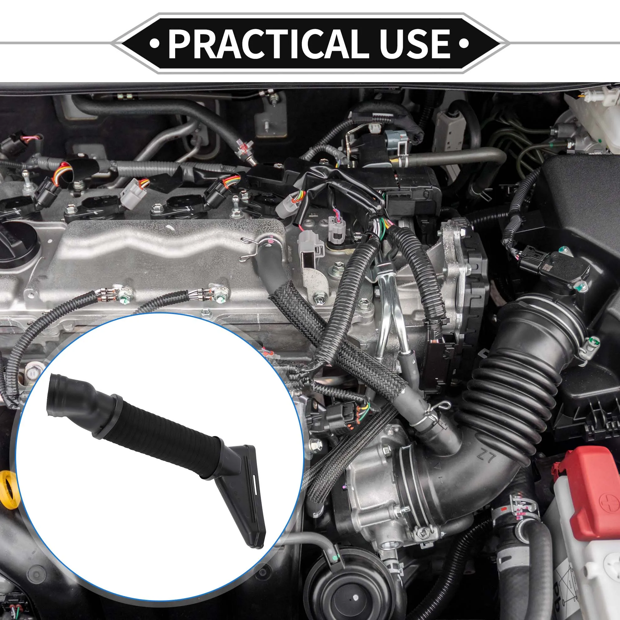 UXCELL Car Intake Hose Compatible for MERCEDES-BENZ S W222, Right Side Air Intake Hose Black No.A6420947897